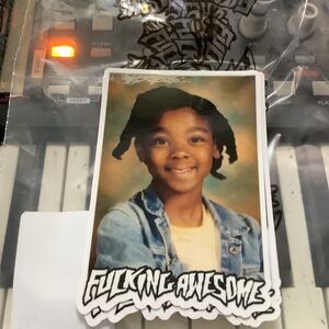 FA F*cking Awesome Skateboards Beatrice Domond Yearbook Photo STICKER  Supreme